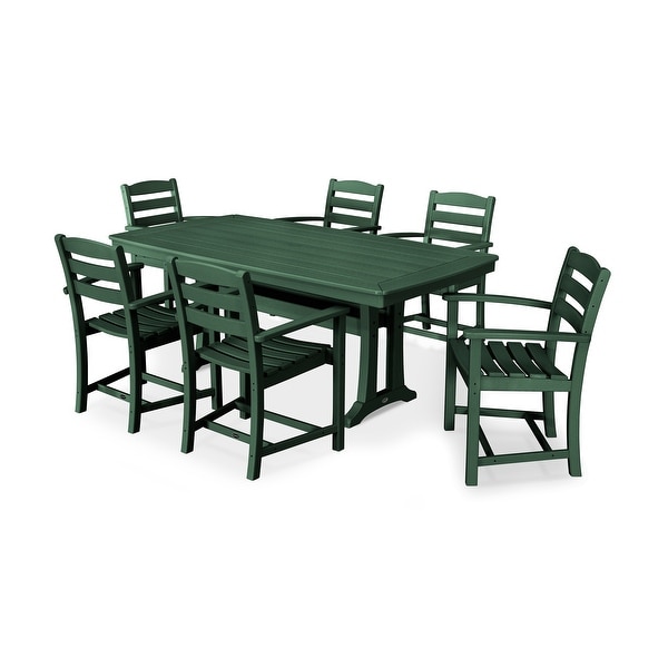 POLYWOOD 7 Piece La Casa Arm Chair Dining Set