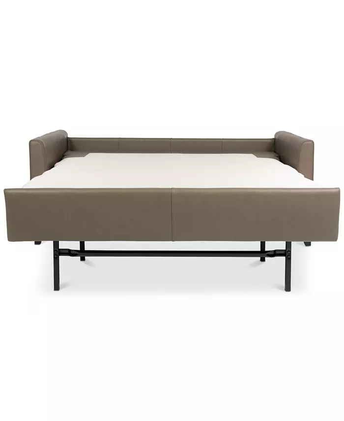 Furniture Priley 70 Leather Queen Sleeper Sofa