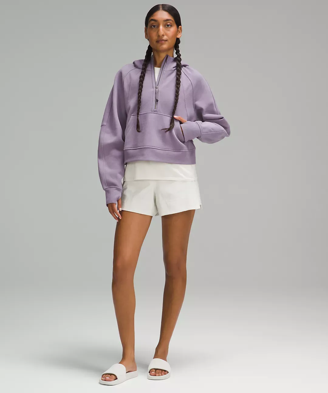 Scuba Oversized Half-Zip Hoodie