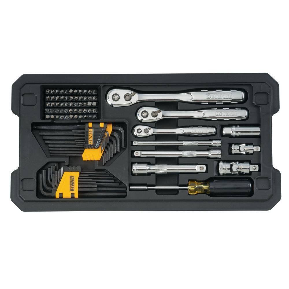 DW Mechanics Tool Set (226-Piece) with TOUGHSYSTEM 22 in. Medium Tool Box DWMT45226H