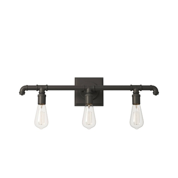 Wymer 3 Vanity Light Bronze gray Eglo