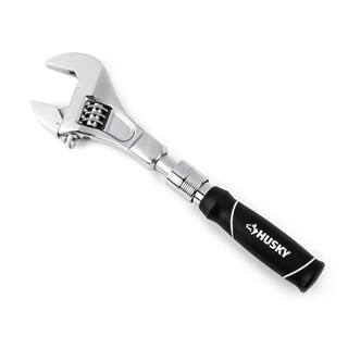 Husky 12 in. to 16 in. Extendable Adjustable Wrench HEXTADJ12