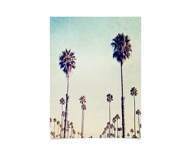 Bree Madden California Palm Trees Unframed Wall Poster Print Green Deny Designs