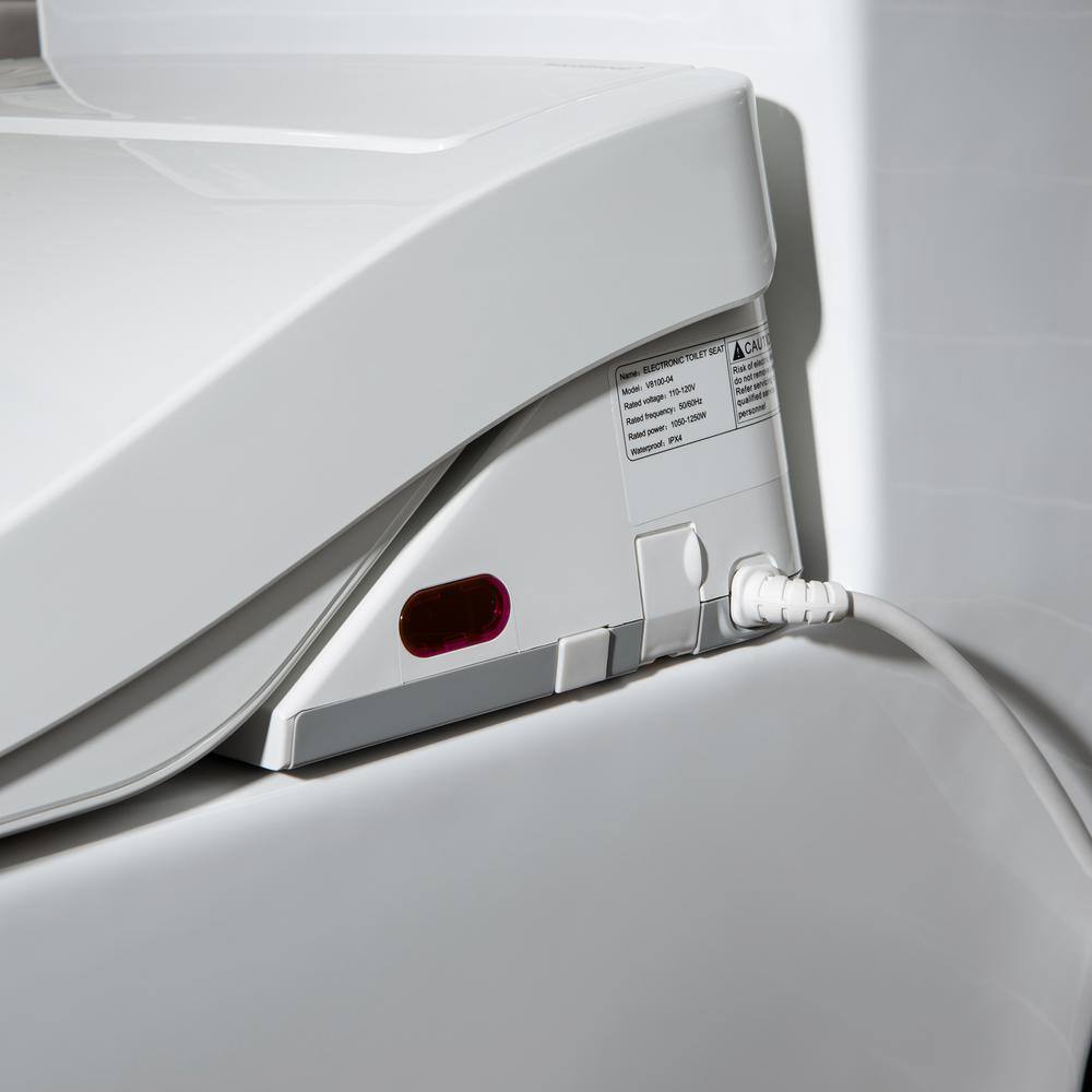 WOODBRIDGE Journey One Piece 1.1GPF1.6 GPF Dual Flush Elongated Toilet with Advance Smart Bidet Toilet in White T-0022