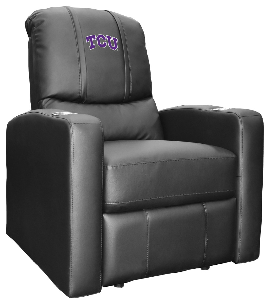TCU Horned Frogs Primary Man Cave Home Theater Recliner   Contemporary   Recliner Chairs   by DreamSeats LLC  Houzz