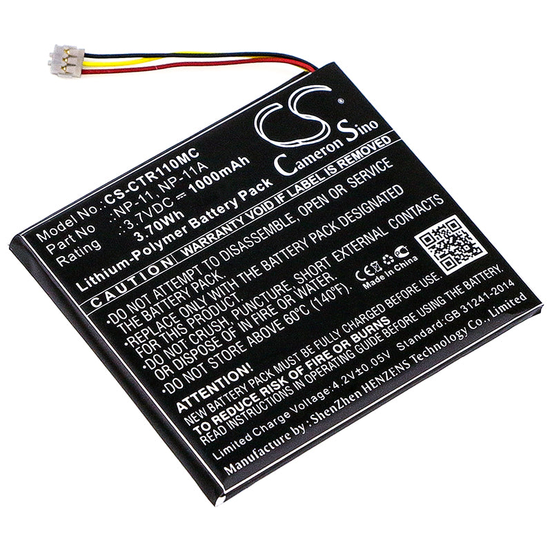 Casio TR Mini TRM11 Replacement Battery BatteryClerkcom Camera