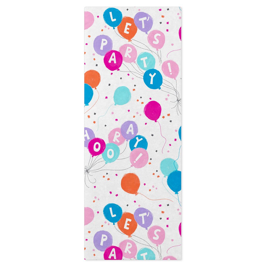 Hallmark  Party Balloons Tissue Paper, 6 Sheets