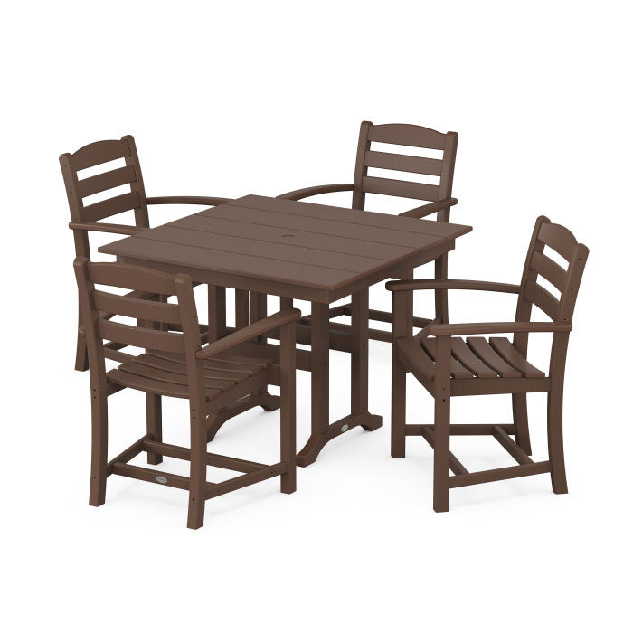 Polywood La Casa Café 5-Piece Farmhouse Dining Set PWS1146-1