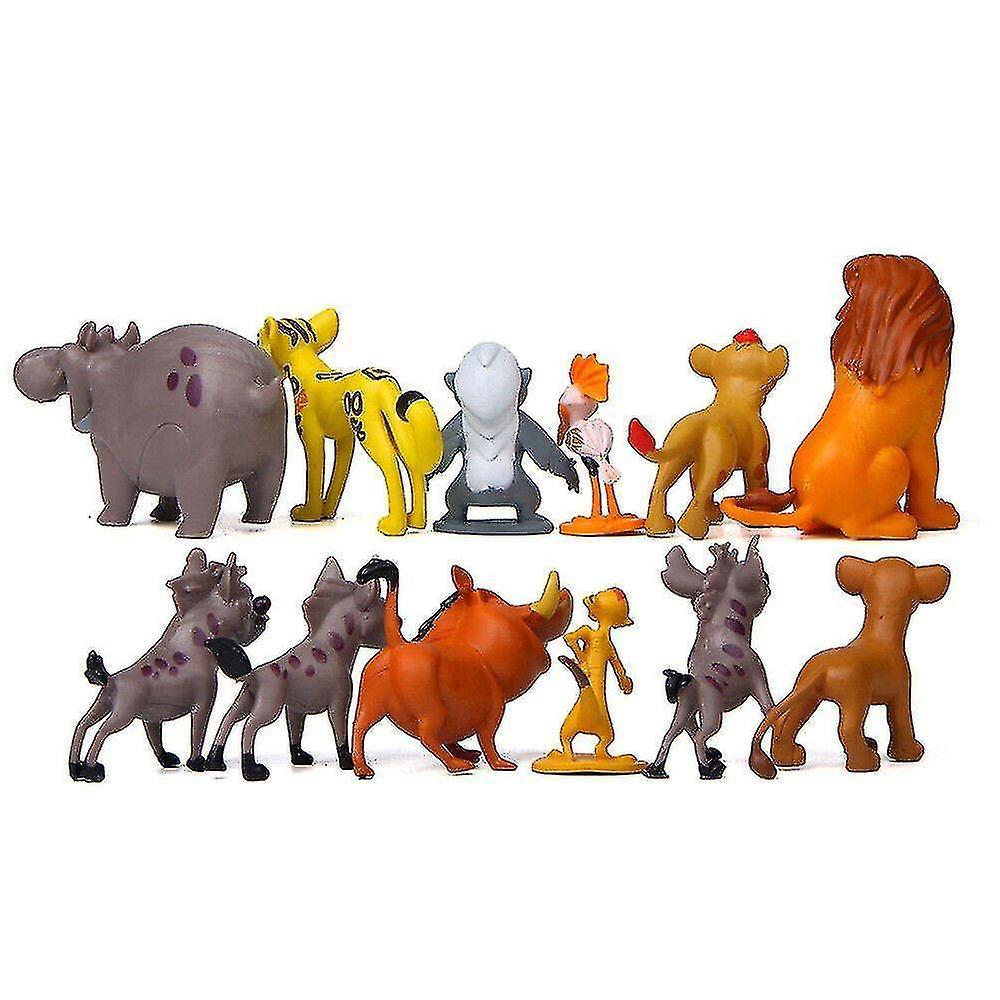 12pcs/set The Lion King Lion Guard Action Figure Toy Gift