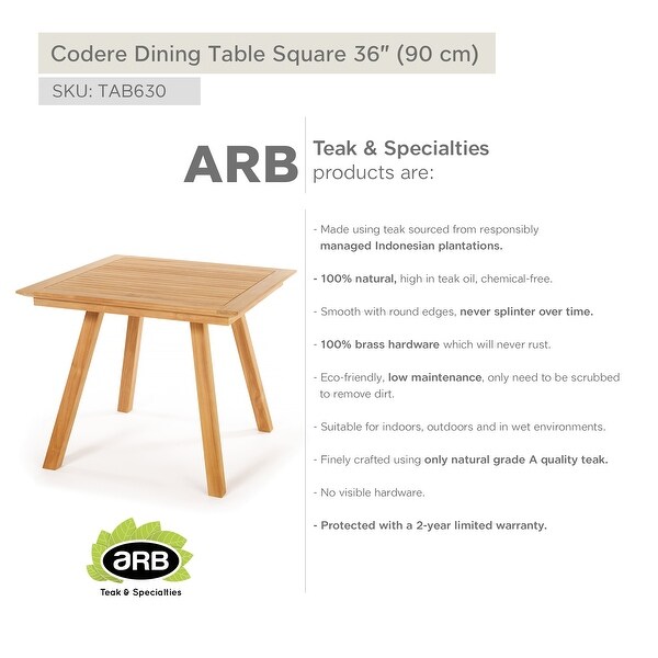 Teak Dining Table Cordele