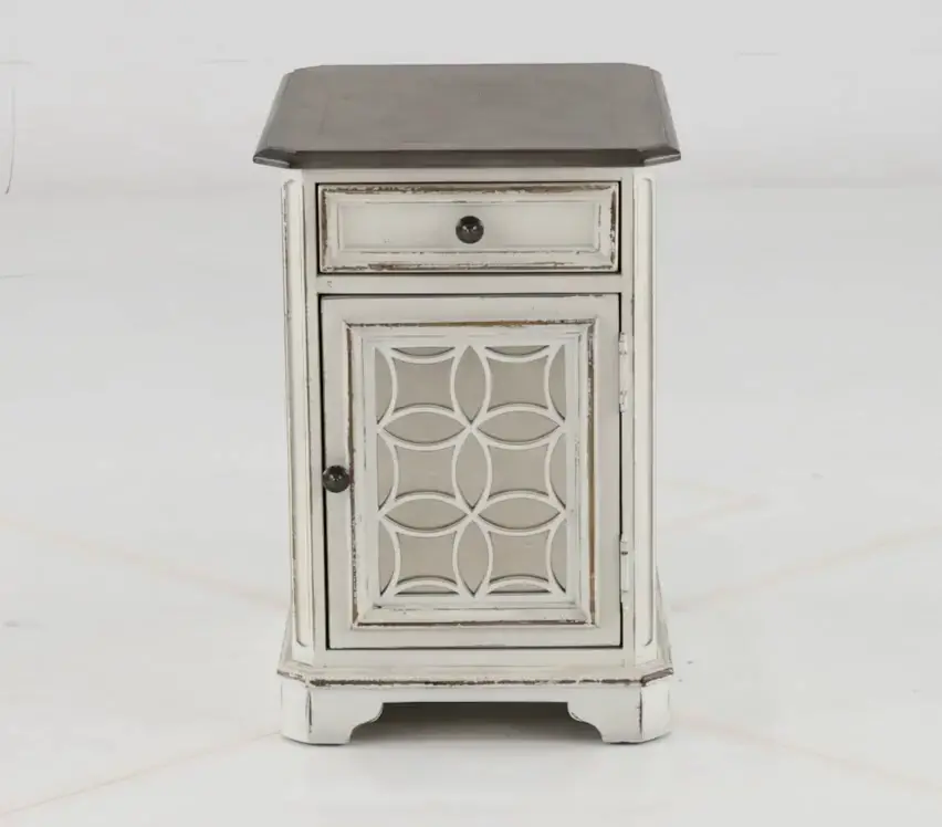 Magnolia Manor Antique White Side Table