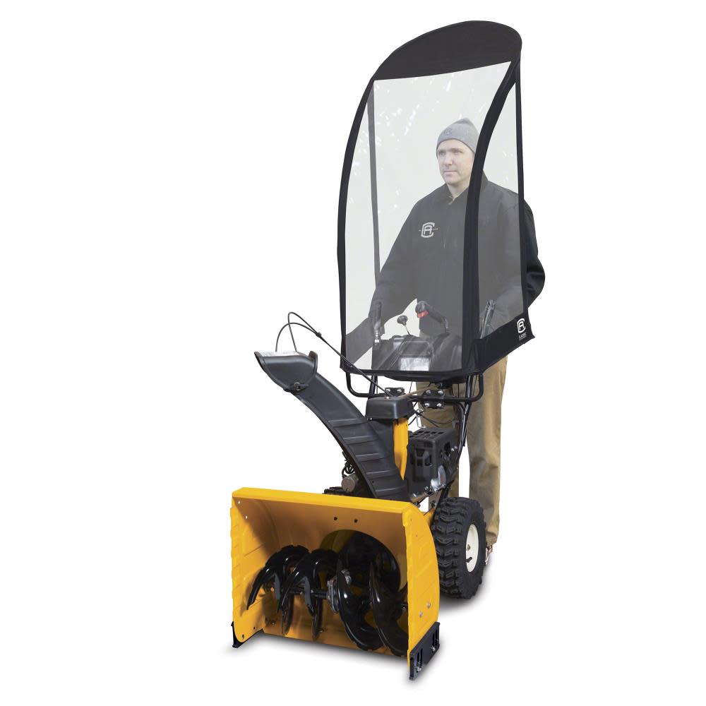 Black 2-Stage Snow Blower Snow Cab