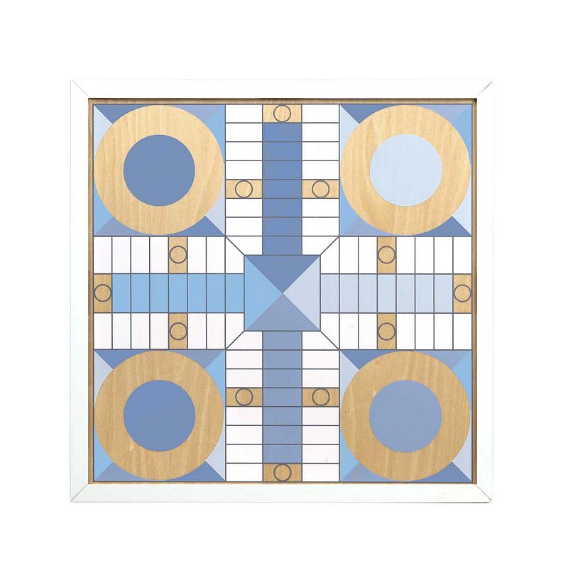 Melissa and Doug Double-Sided Wooden Chess and Pachisi Board Game