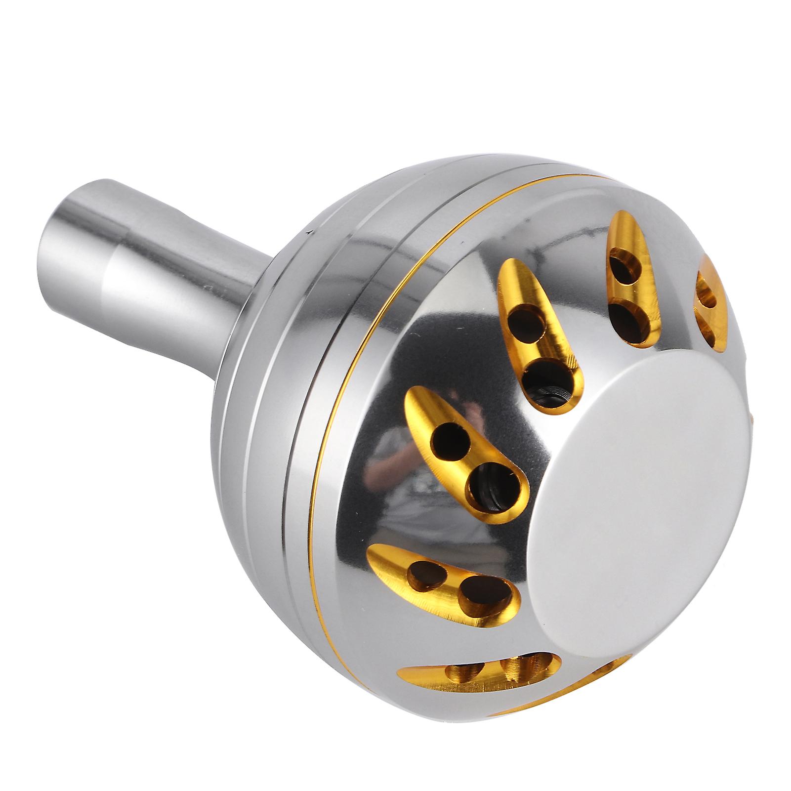 1.8in Sea Fishing Reel Handle Knob All Metal Replacement Accessory For S/d/a Fishing Reel(ruthenium Gold )