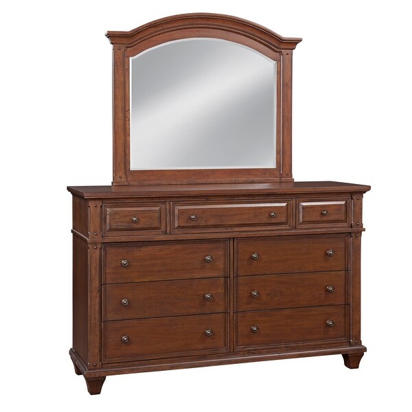 Harbor Point Cherry Finished Arched Panel 5-Piece Bedroom Set by Greyson Living - - 35114489