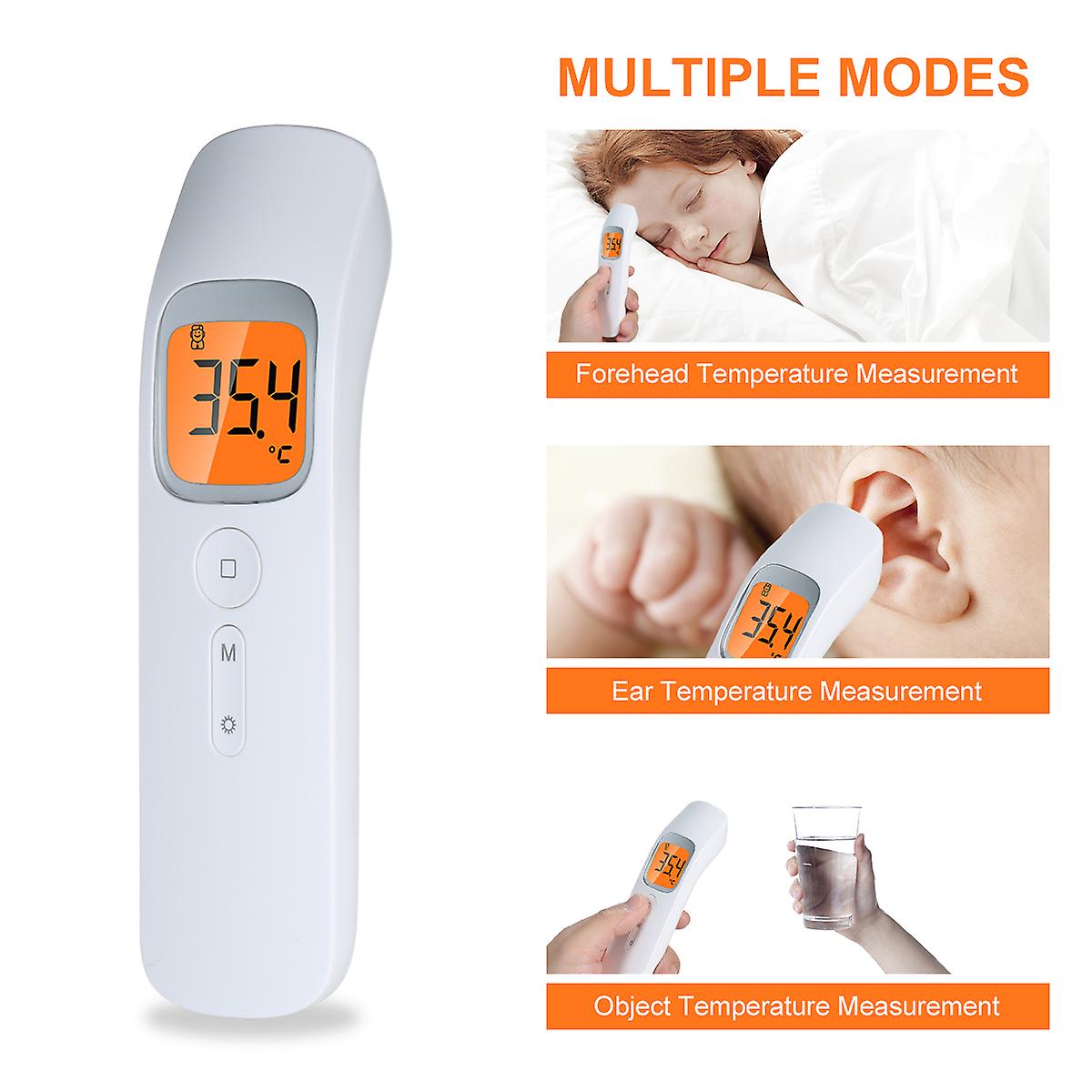 Handheld Non-contact Infrared Thermometer Lcd Screen With Backlight Digital Thermometer Household Forehead Temperature Meter / Switchable Electronic E