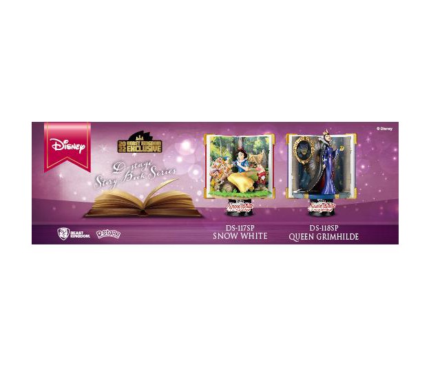 Disney Story Book Series snow White amp Grimhilde Special Edition Set d stage