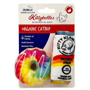 Kittybelles Pride Donut and Kittty Klaw Passion Fruit Cat Toy 2PK