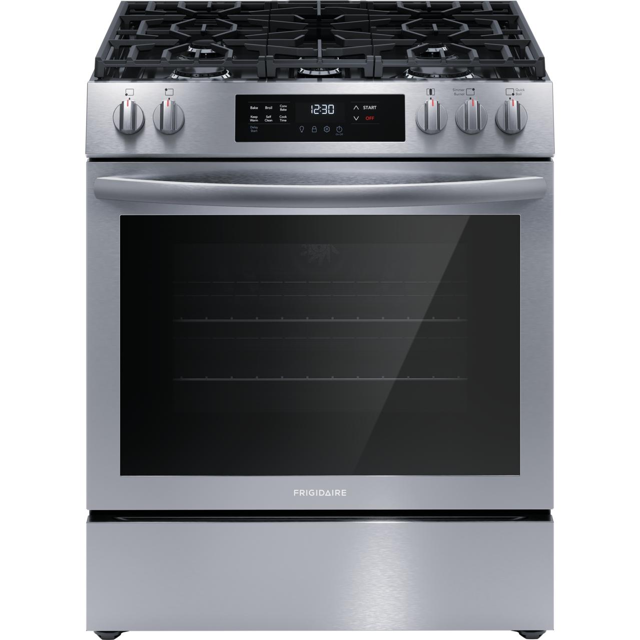 Frigidaire 30-inch Freestanding Gas Range FCFG3083AS