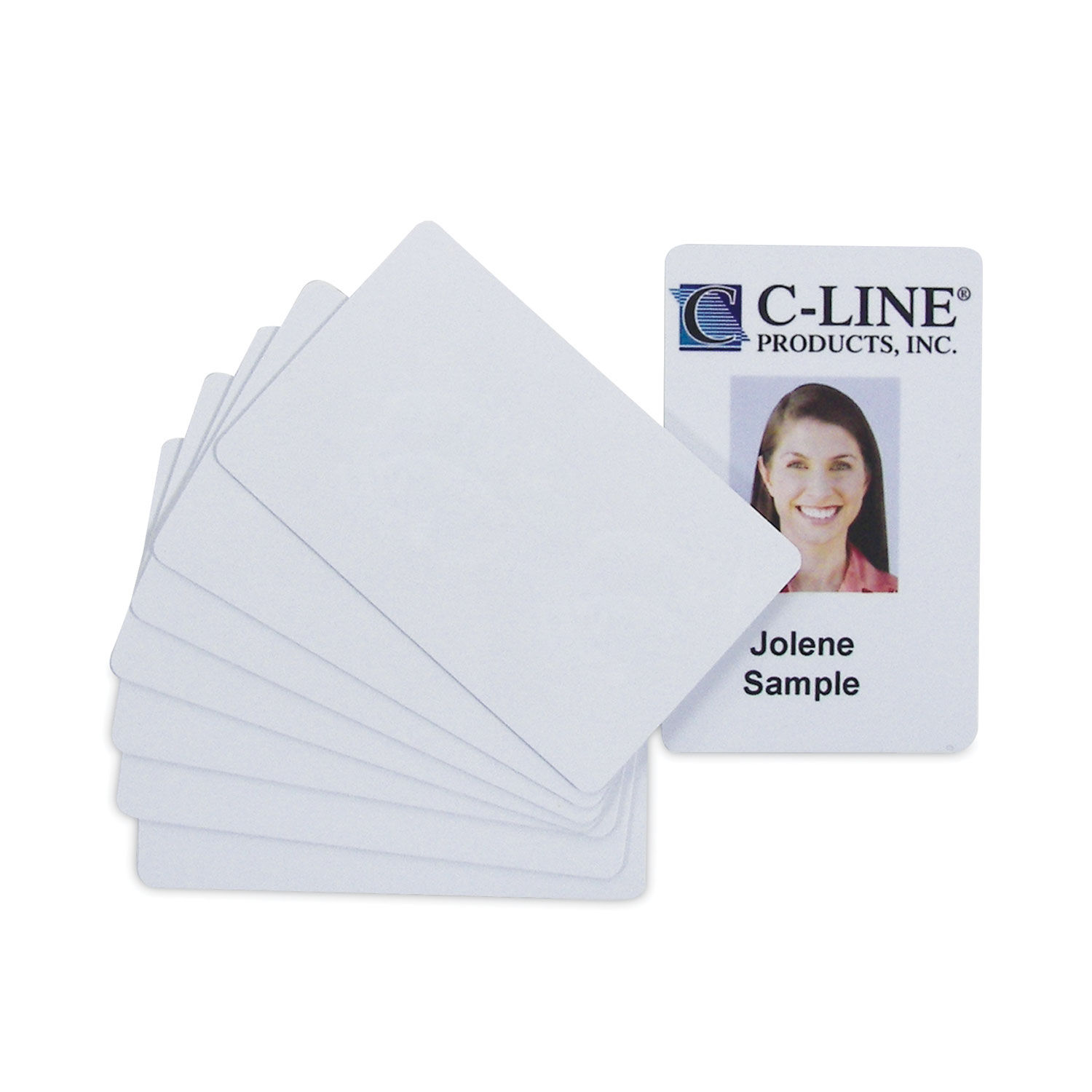 PVC ID Badge Card by C-Lineandreg; CLI89007