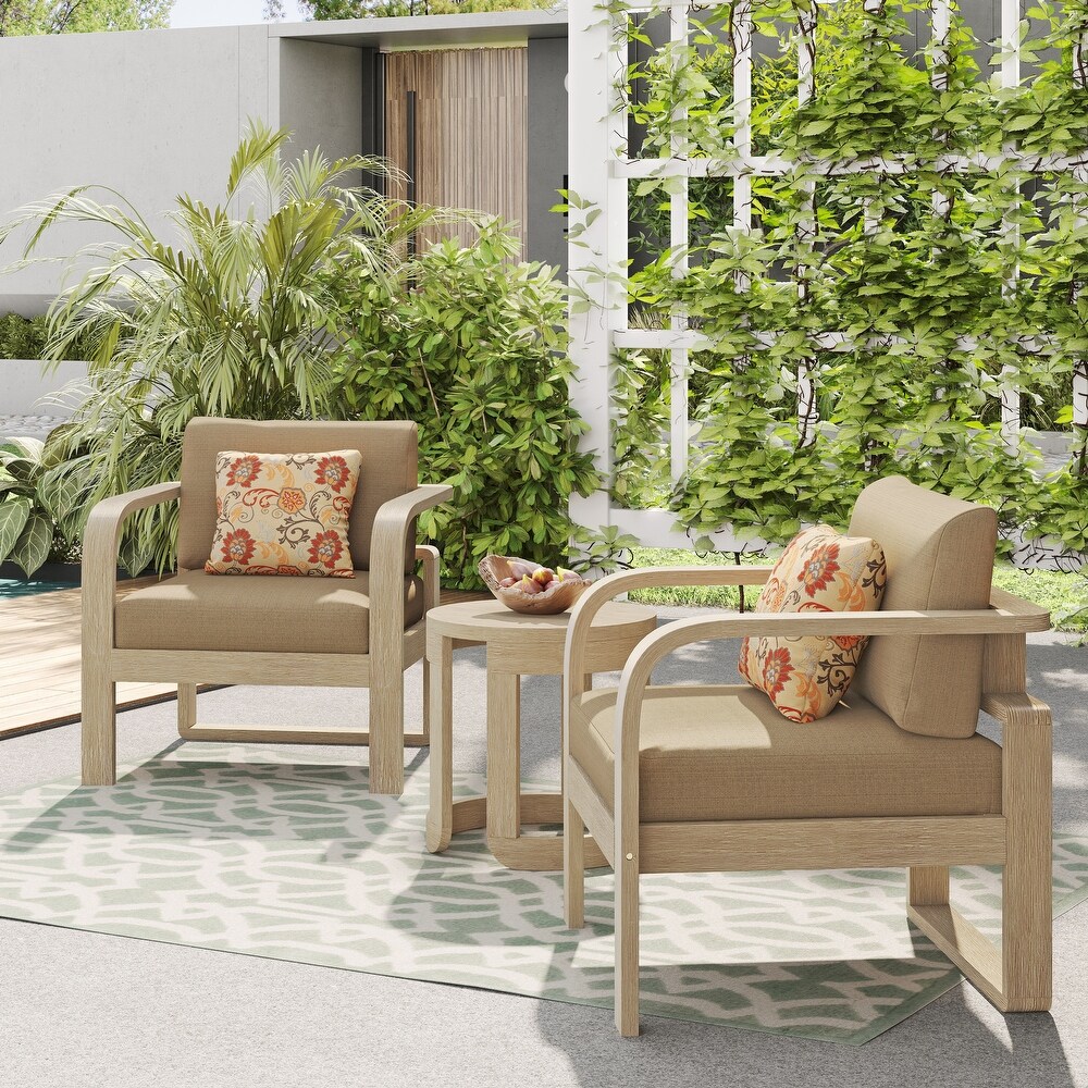 Corvus Annette 3 piece Sunbrella Outdoor Patio Furniture Set