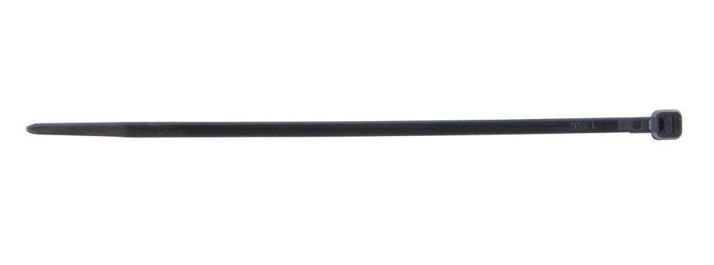 Cable Tie 4 18 lb; Black ;