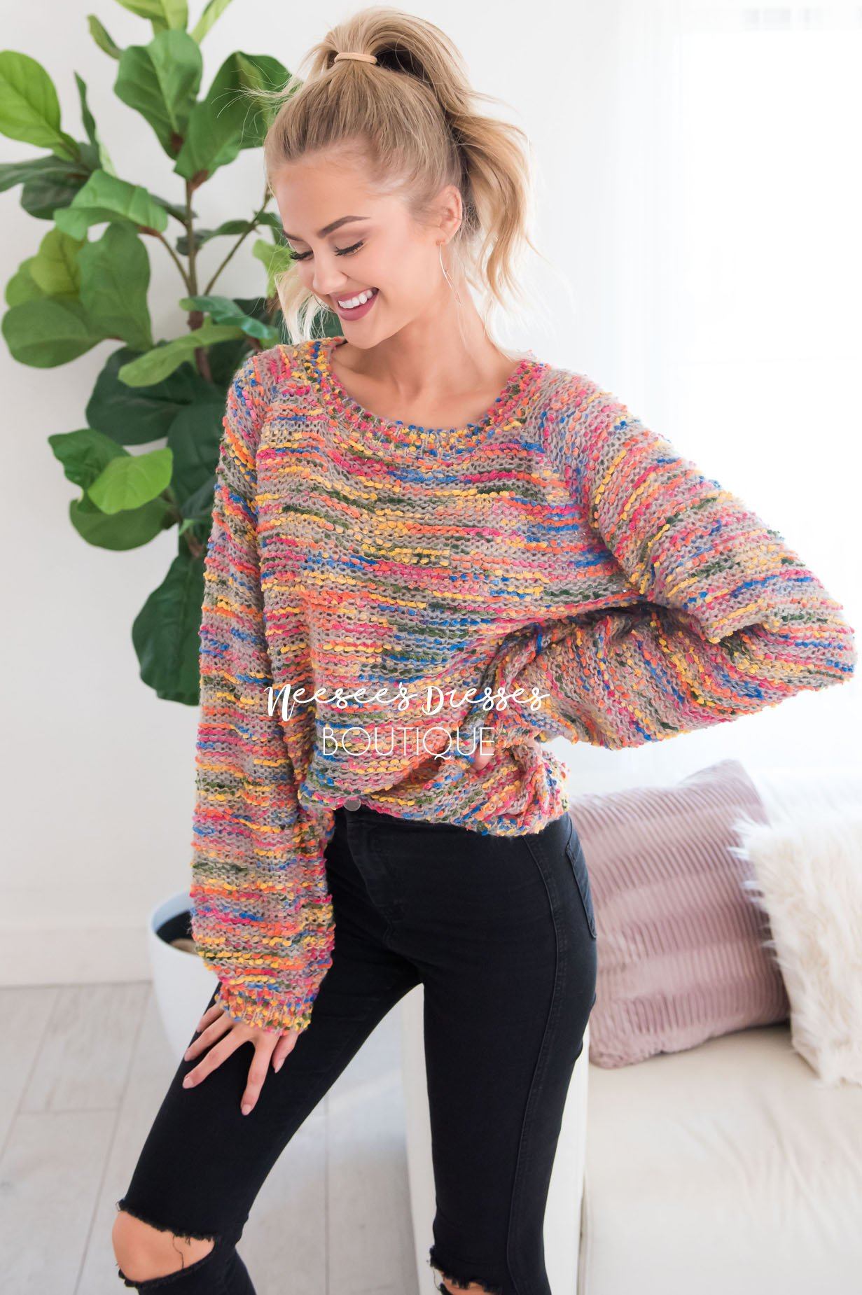 Everything Nice Colorful Sweater