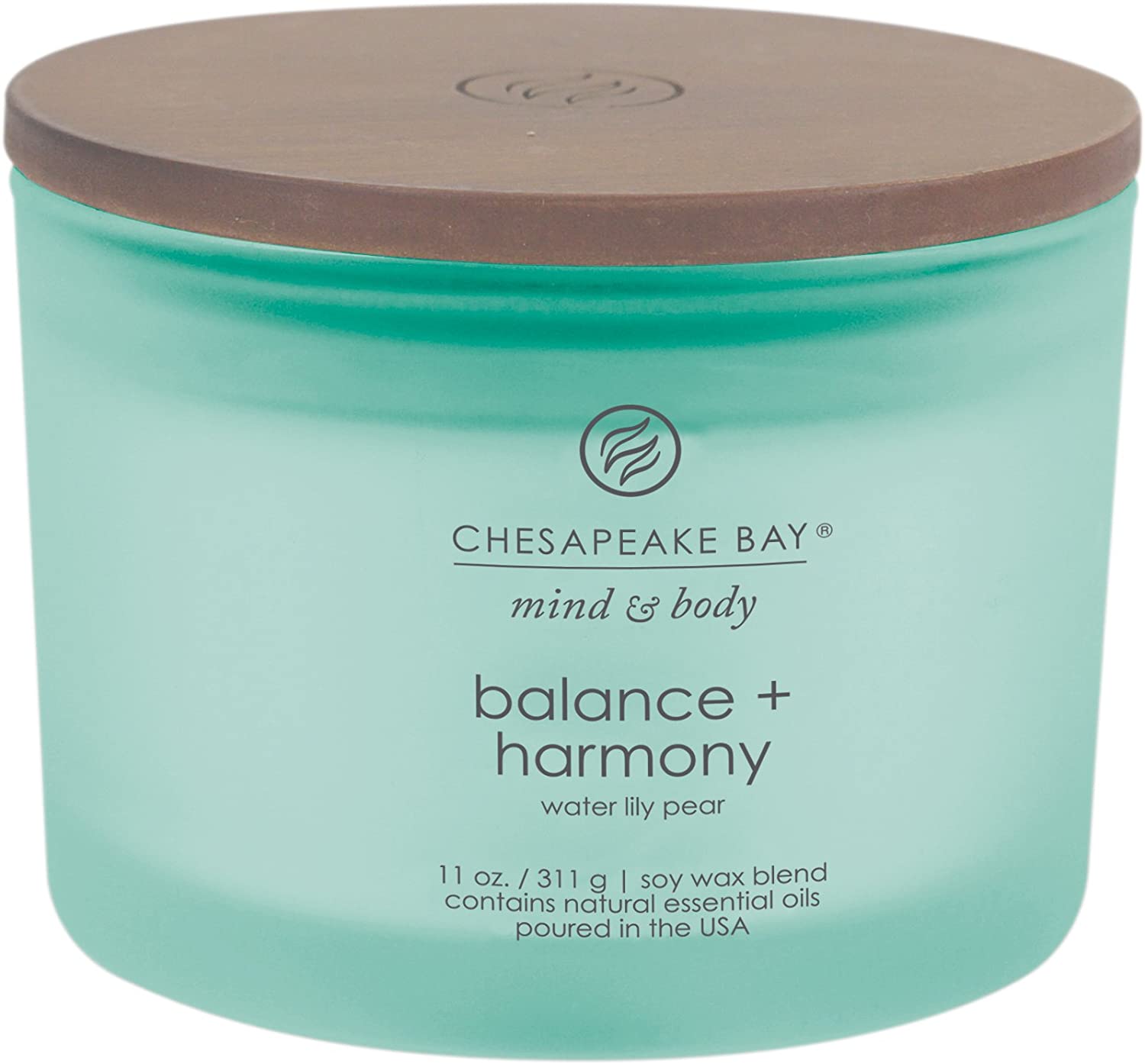 Chesapeake Bay Candle Scented Candle, Balance + Harmony (Water Lily Pear) Coffee table , 11 oz. / 312 g.