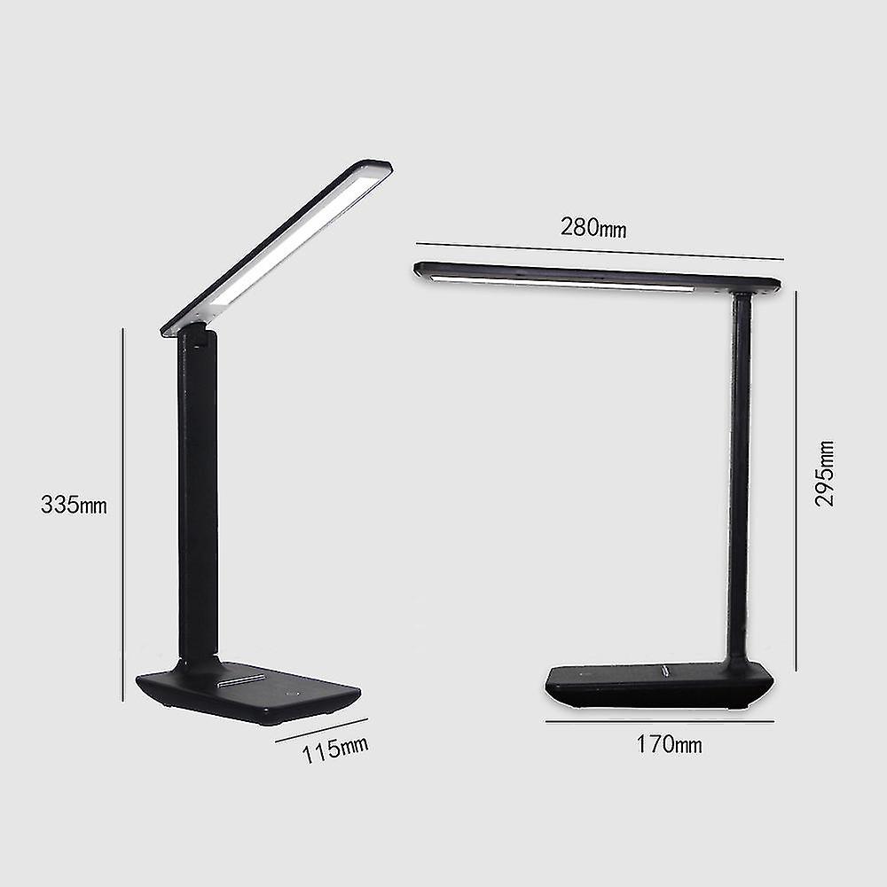 Led Desk Lamp， Foldable Dimmable Desk With Touch Screen/memory Funct