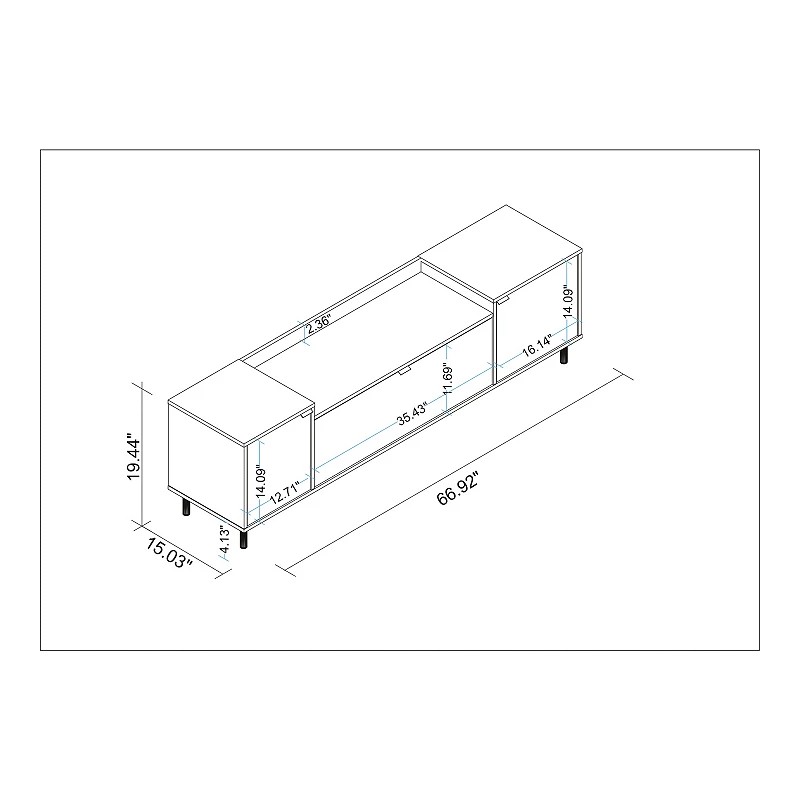 MANHATTAN COMFORT Mosholu TV Stand