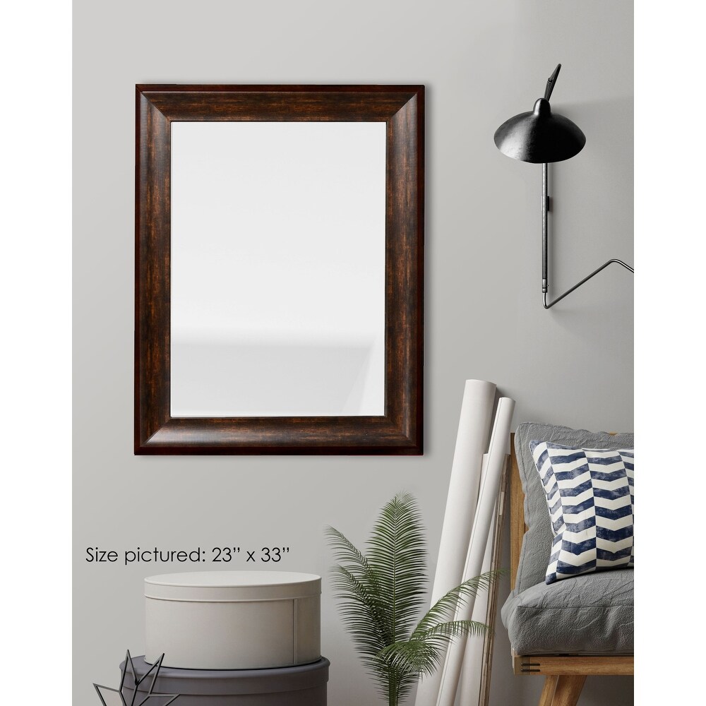 Deep Copper Extra Large Framed Wall Mirror