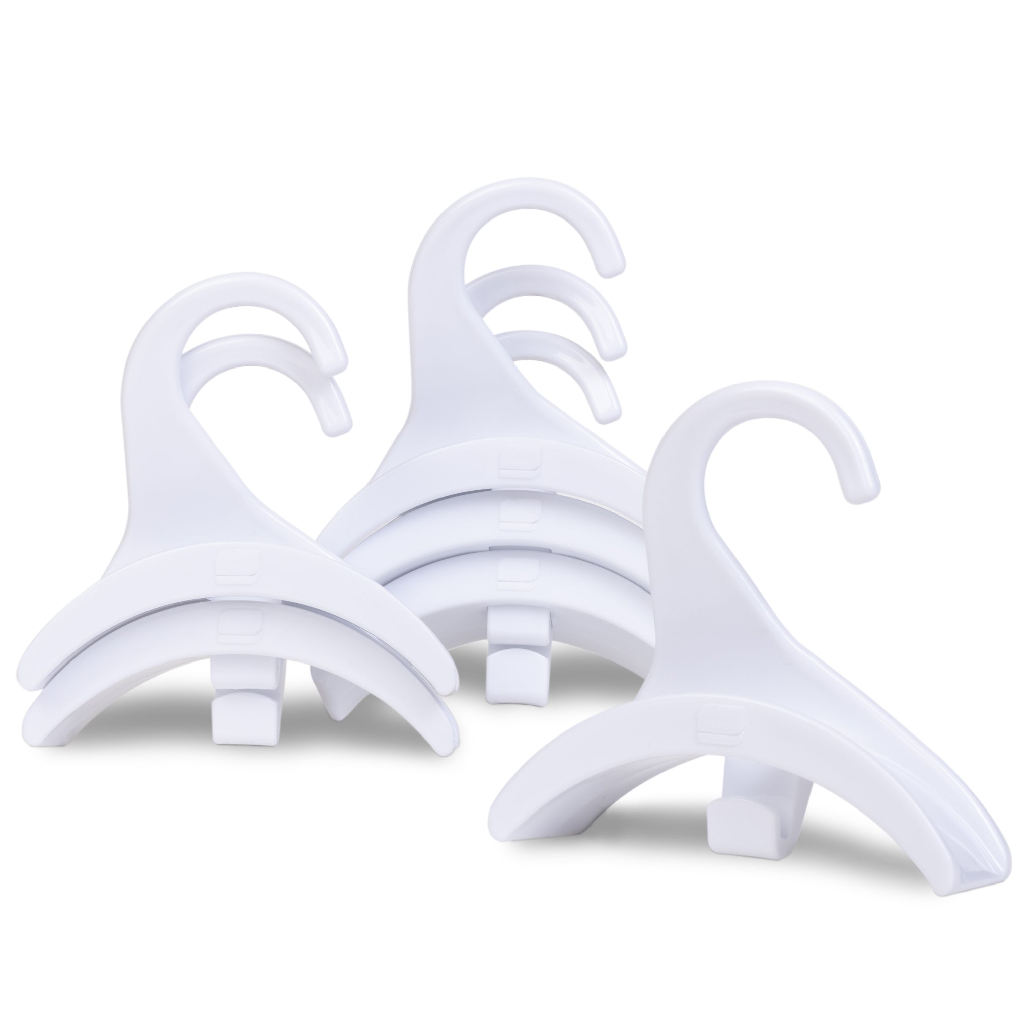 Smart Design Closet Hangbag Hangers - Set of 6 - White