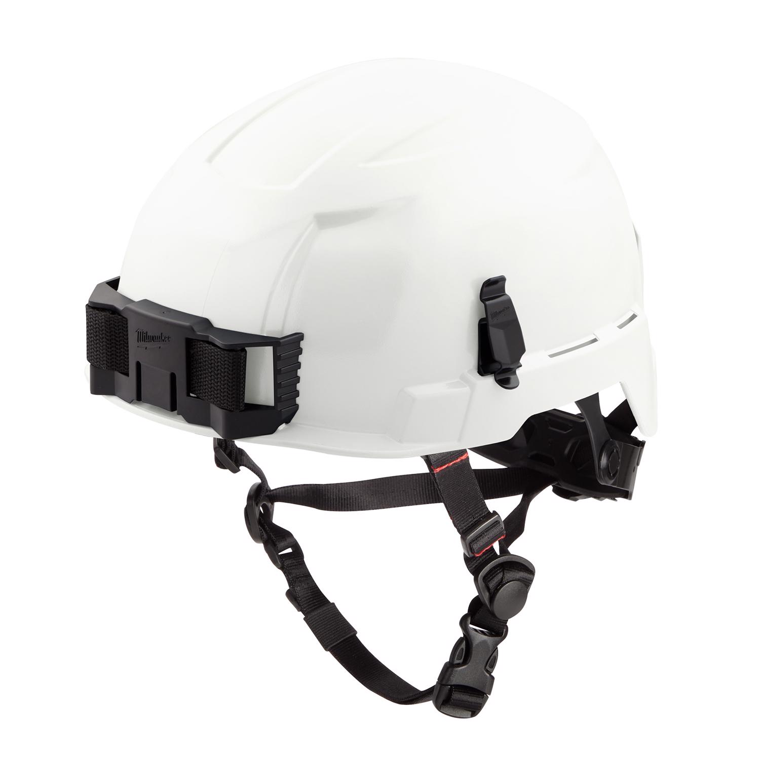 MW BOLT Ratchet Type II Class E Non-Vented Safety Helmet White