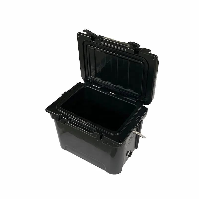 Black color Portable 20 Litre plastic rotomolded ice chest cooler insulated