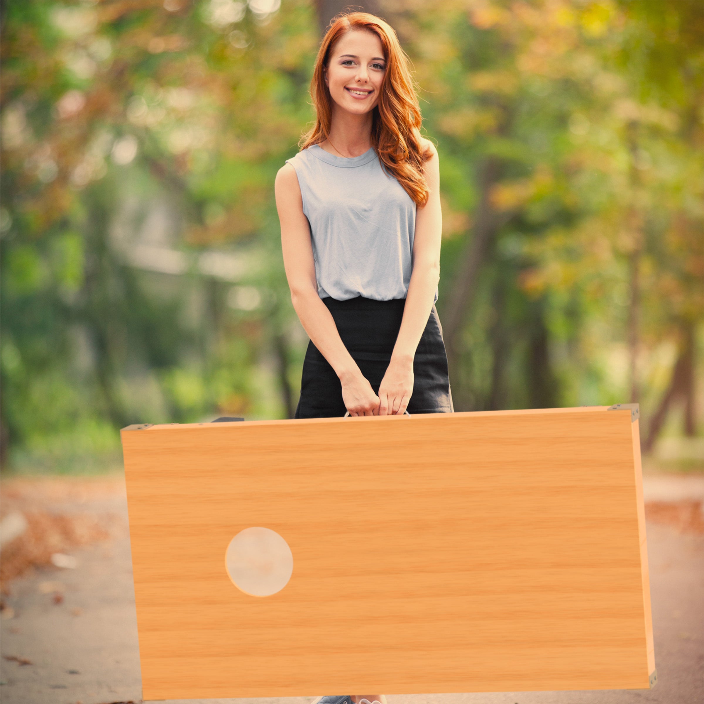 Trademark Games Regulation Sized Outdoor Cornhole Boards and Bags