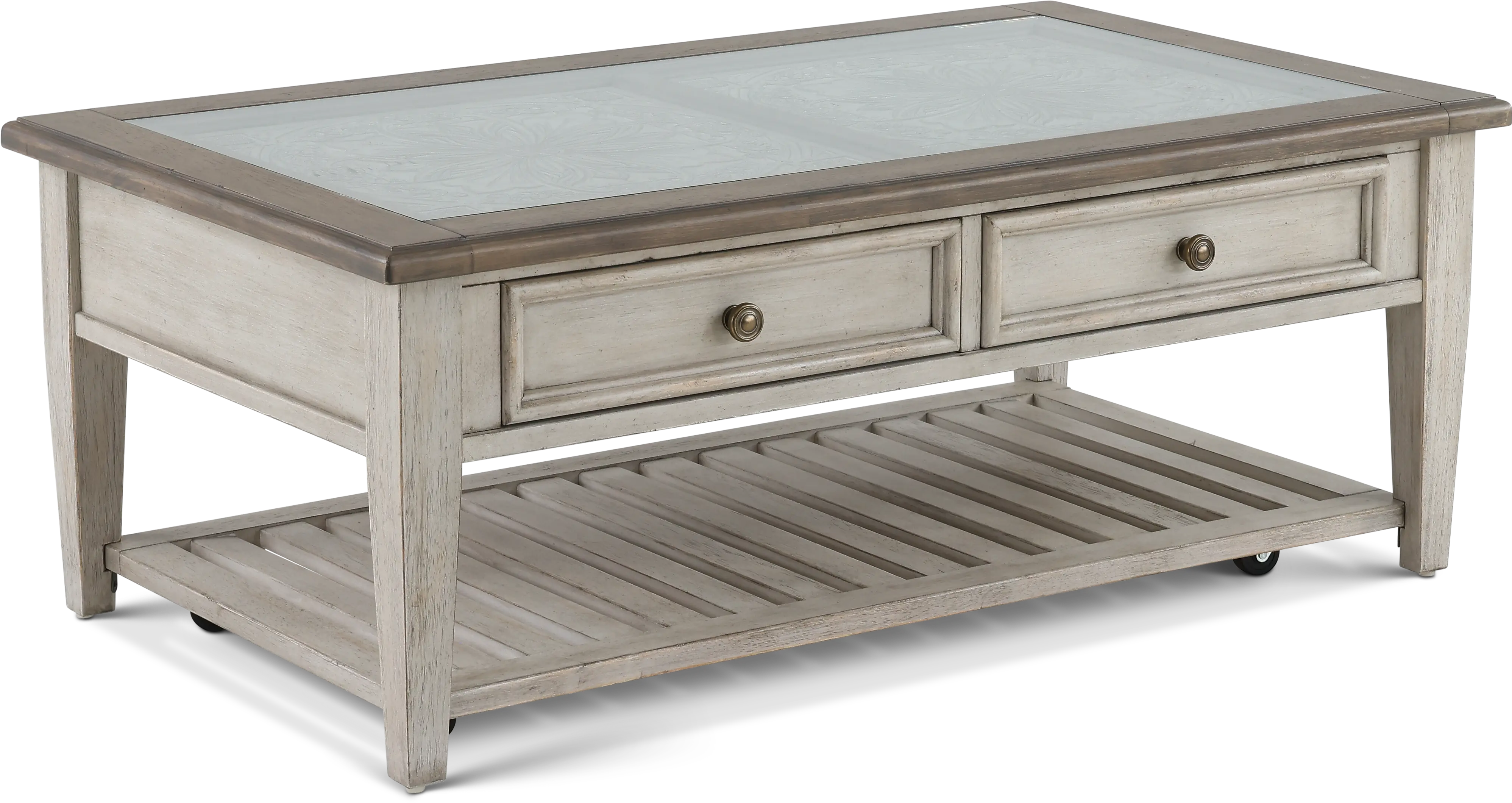 Heartland Weathered White Oak Coffee Table