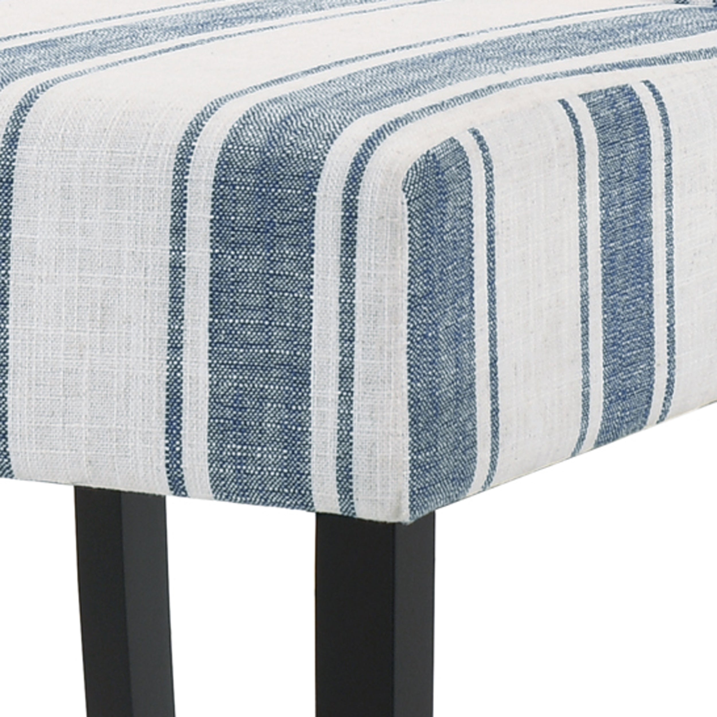 Percival Contemporary Upholstered Striped Dining Chairs, Set of 2