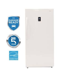 Danby Designer Garage ready 14.0 cu. ft. Frost Free Upright Freezer in White DUF140E1WDD