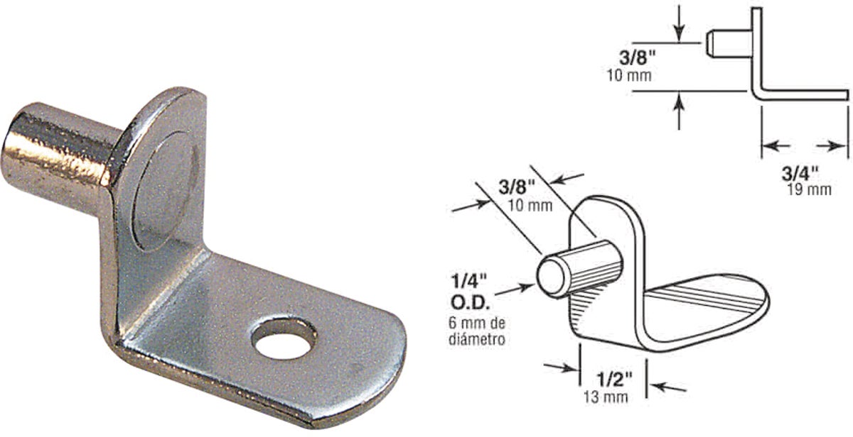 Prime-Line Nickel Shelf Support