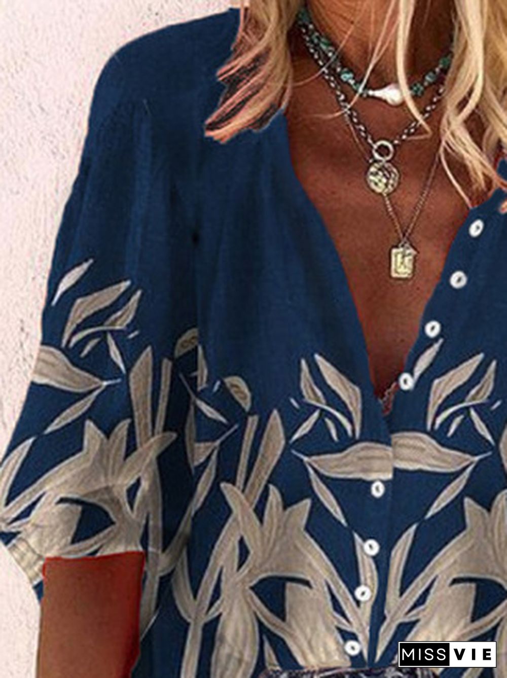 Elegant Long Sleeve Blouse