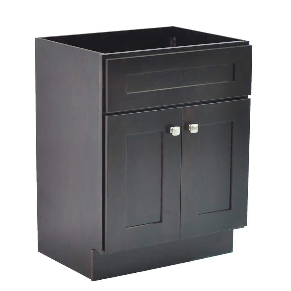 Design House Brookings Plywood 24 in W x 18 in D 2Door Shaker Style Bath Vanity Cabinet Only in Espresso