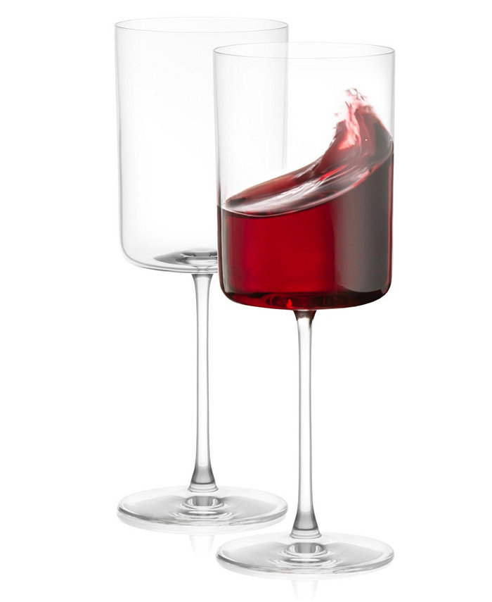 JoyJolt Claire Red Wine Glasses Set of 2