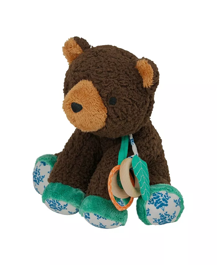 Manhattan Toy Company Wild Bear-y Plush Teddy Bear 8 Stuffed Animal Activity Toy