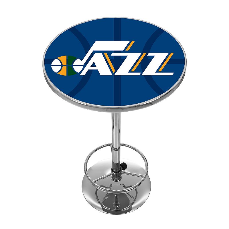 Utah Jazz Chrome Pub Table