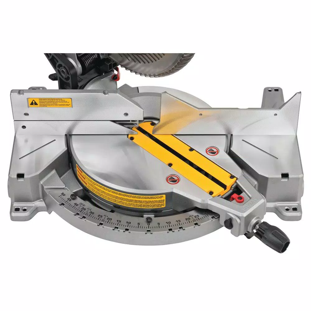 DEWALT 15 Amp Corded 12 in. Compound Single Bevel Miter Saw with Heavy-Duty Work Stand and#8211; XDC Depot