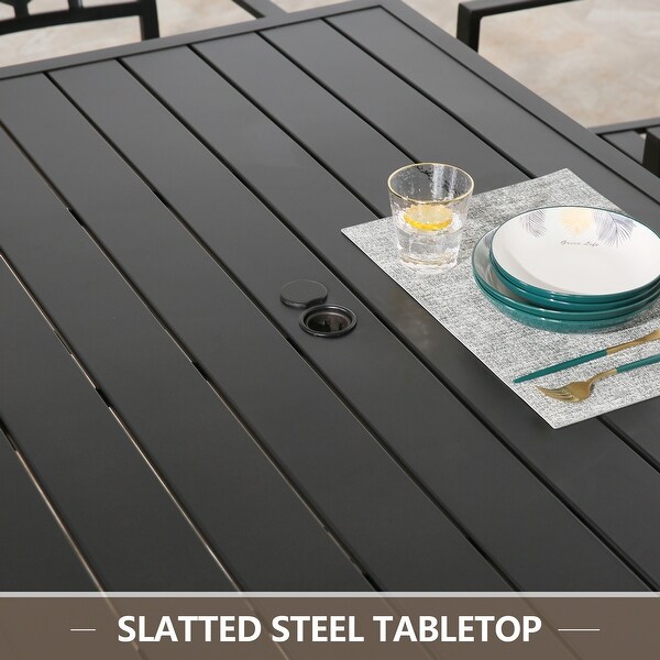 6Person Patio Outdoor Dining Table