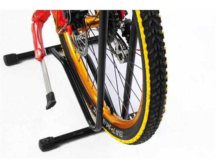 L Type Bike Floor bicycle parking rack Plug in Display Rack Floor Mounted Bike cycle Stand Vertical Bike Rack