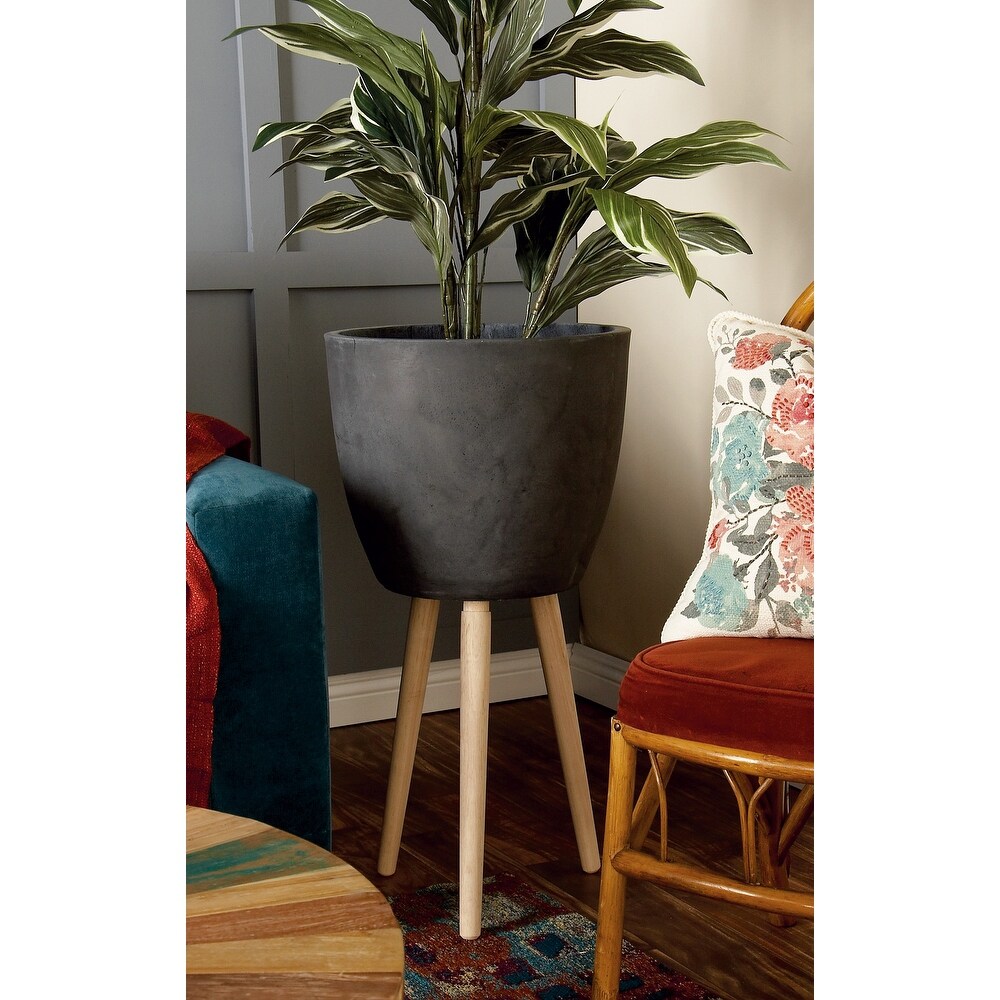 Fiber clay Contemporary Planter