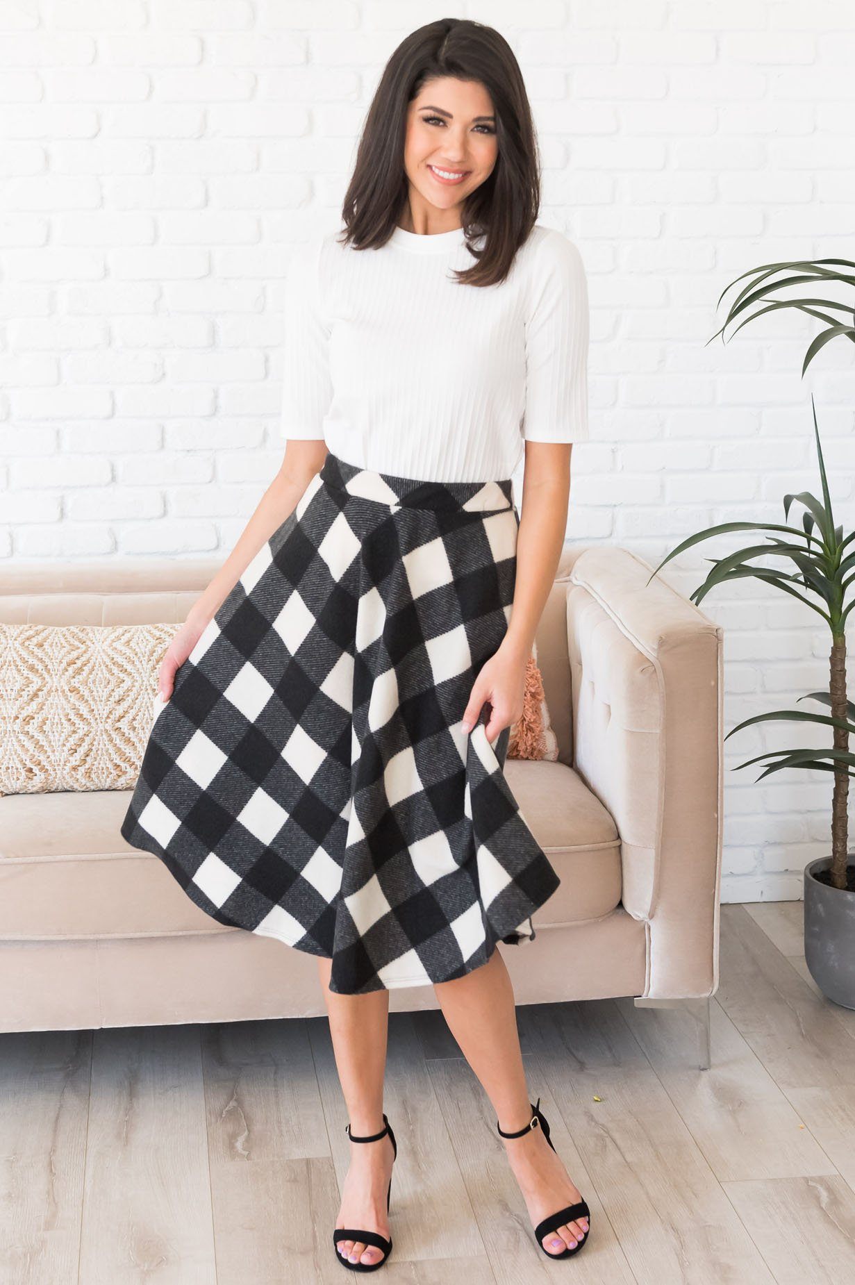 Twirl With Modesty Aline Skirt