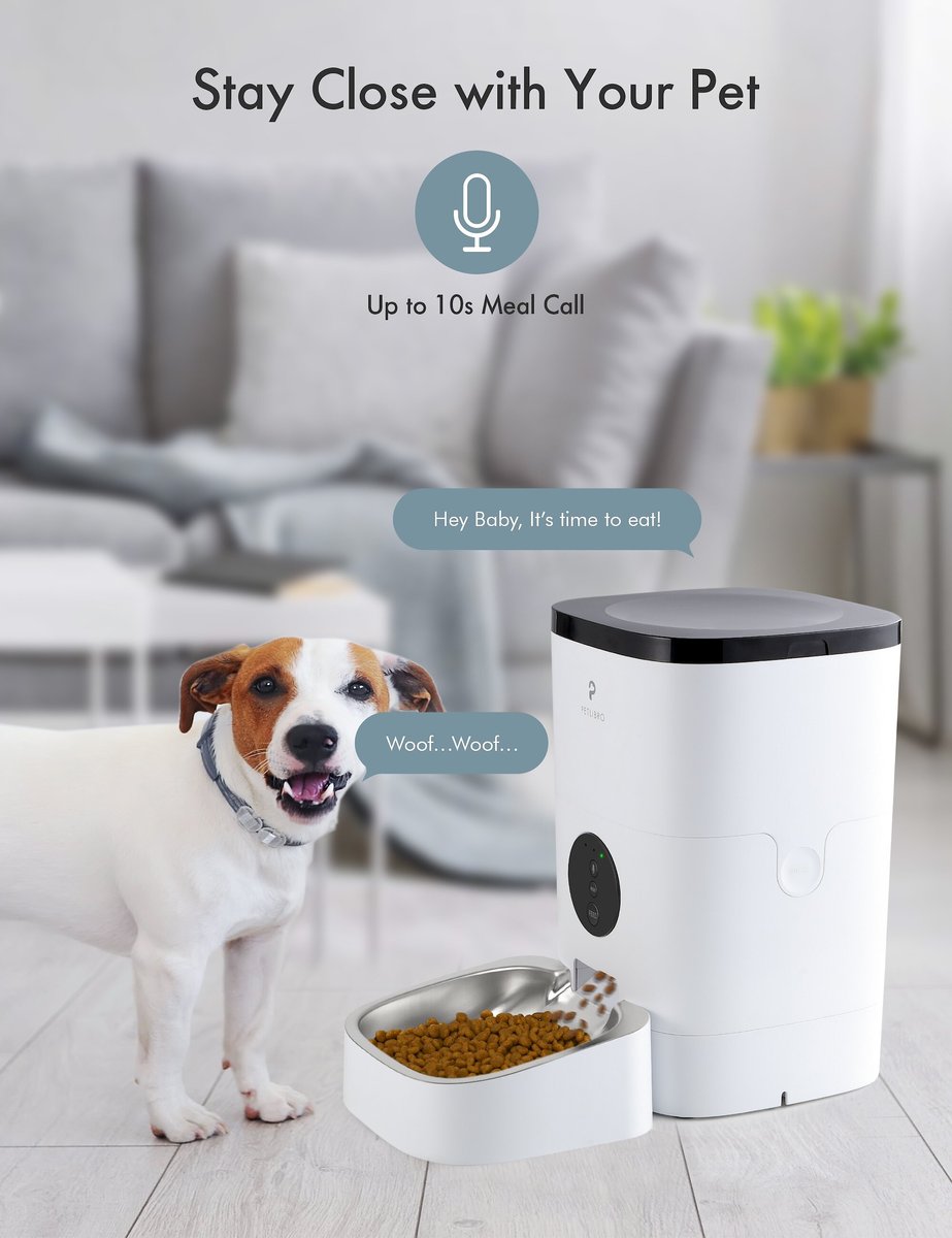 Petlibro WIFI Automatic Dog and Cat Feeder， 4-L